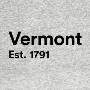 Vermont - Est. 1791 T-Shirt